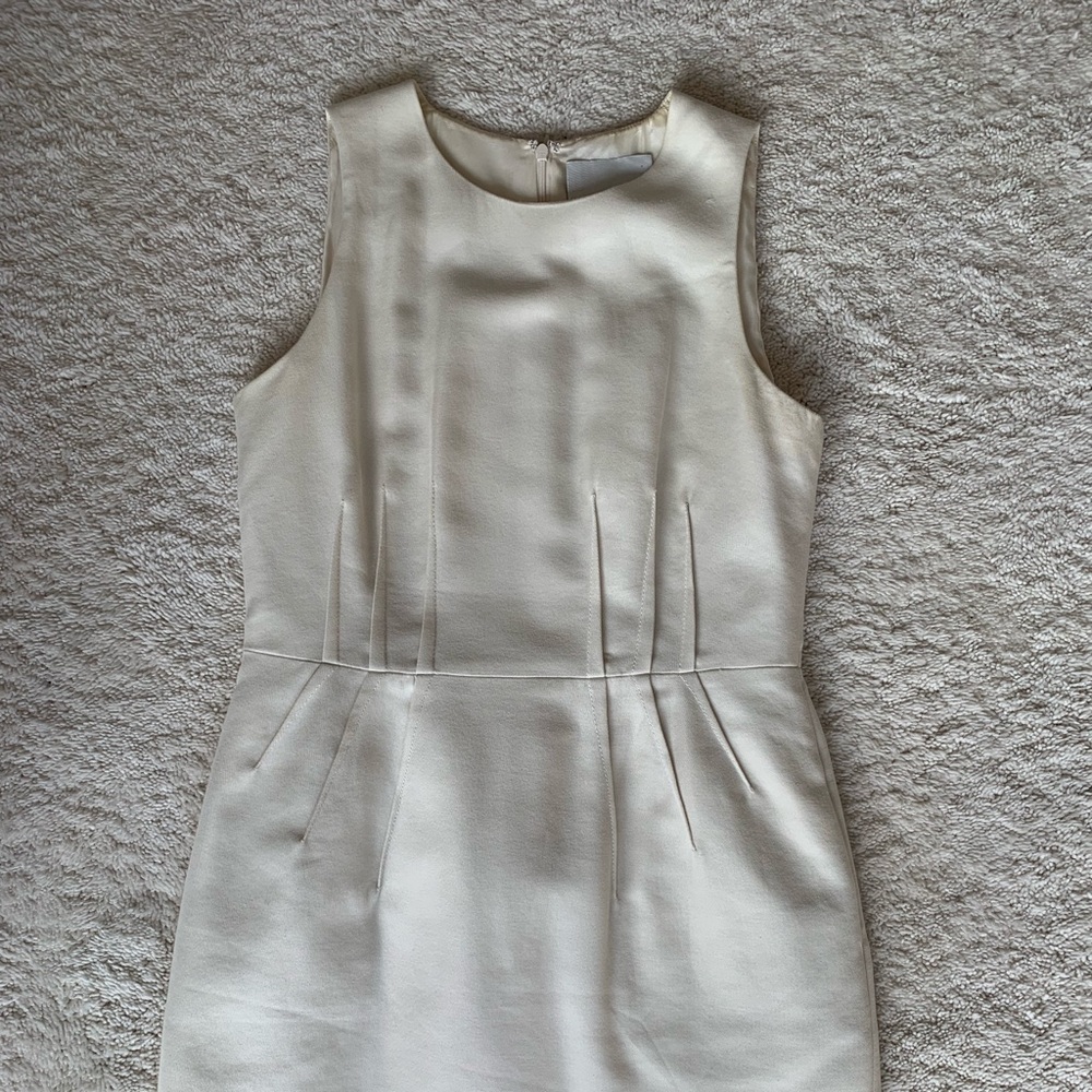 Size 8 Phillip Lin Cream Dress